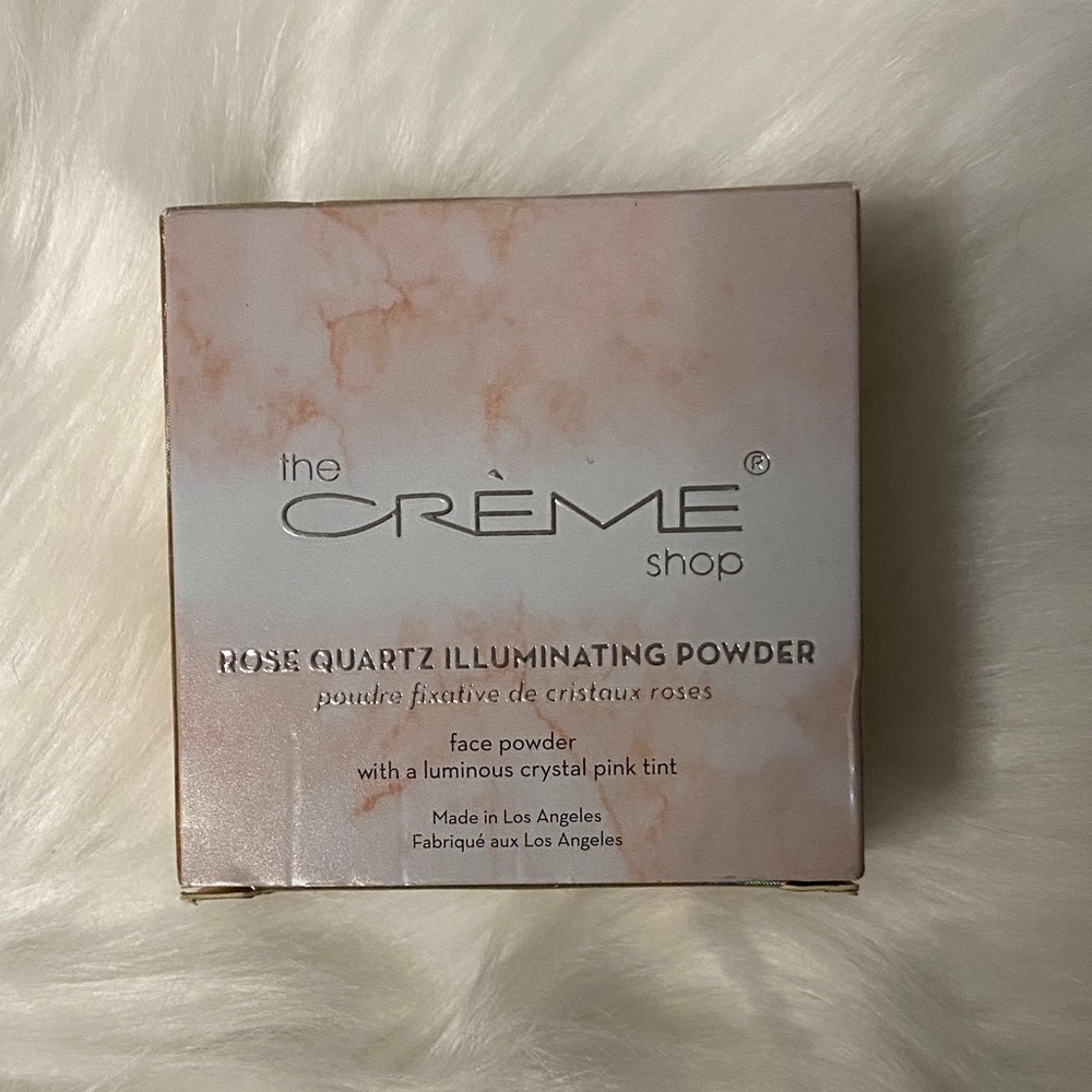 NIB The Crème Shop Rose Quartz Highlighter Crystal pink